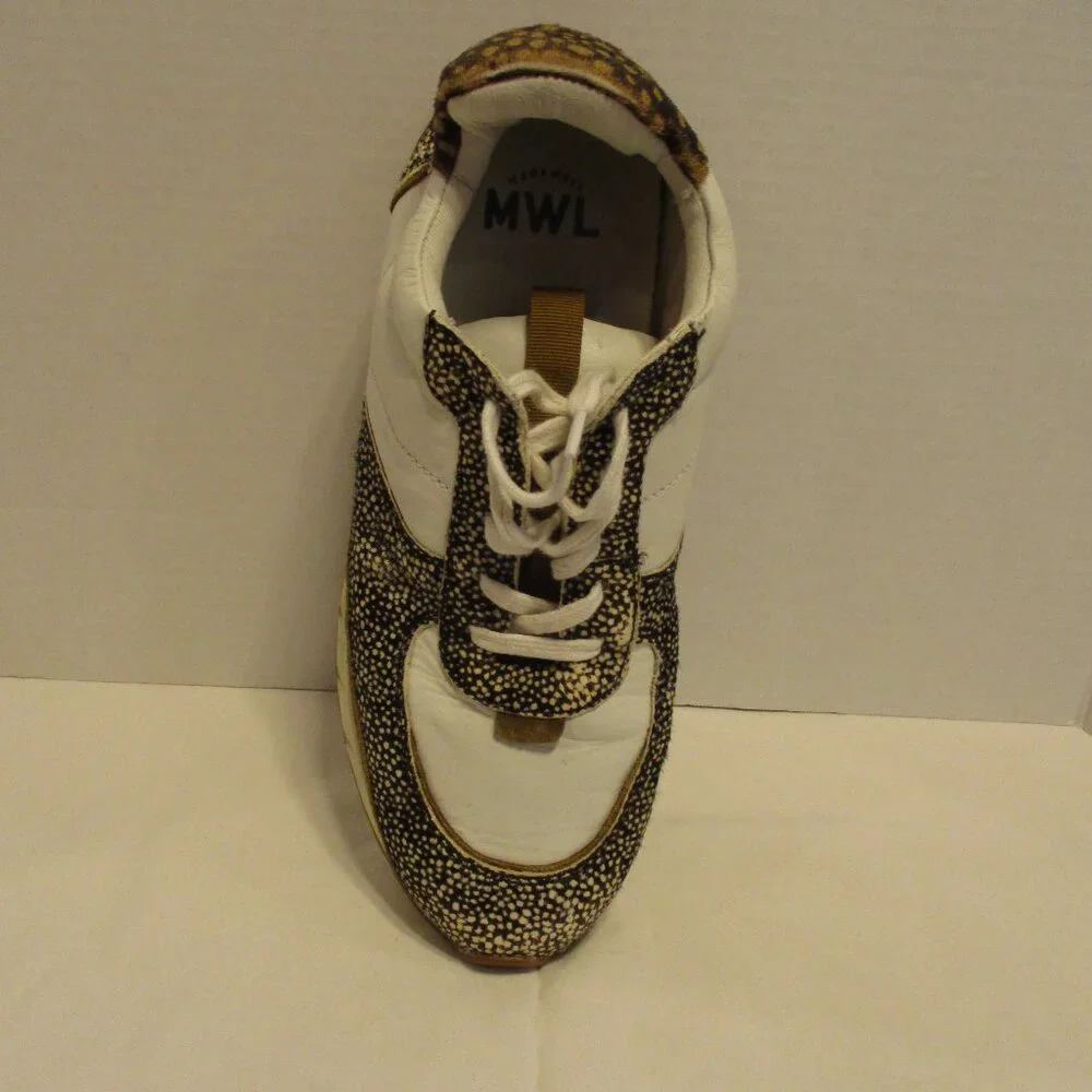 Madewell Shoes Woman Size 10 Black Cream Brown White Outdoors Walking Shoes